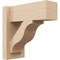 Ekena Millwork 5 1/2-in W x 12-in D x 12-in H Funston Block Rough Cedar Woodgrain TimberThane Outlooker, Primed Tan OUTUR055X12X12FST44RCPR - alternate 1